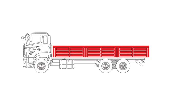 HINO 700 30т Бортовая платформа